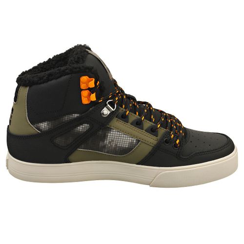 Dc Shoes Pure Hiighstop Wc Winter Baskets Patin Vert Noir