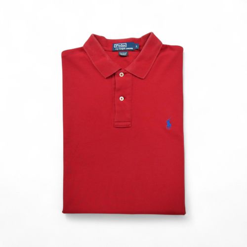 Reconditionné - Polo Manches Courtes Homme Rouge - Taille L - Homme - Rouge