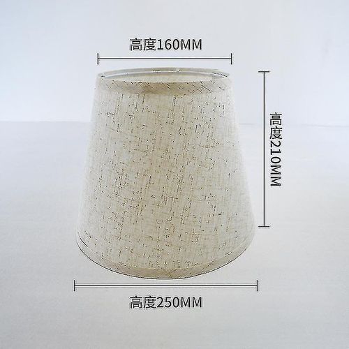 Abat-Jour Tambour Élégant En Lin Pour Lampe De Table - Design Vintage Et Élégant Pour La Décoration De La Chambre Et Du Salon