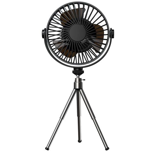 Ventilateur De Plafond Portable À Led Avec Trépied, Avec Télécommande, Pour Intérieur Et Extérieur, Idéal Pour Le Camping, 2000mah