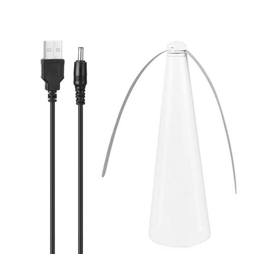 Ventilateur répulsif contre les mouches en plein air,protection des aliments pour la cuisine,destructeur,garde les mouches et les insectes loin des aliments,ventilateurs de Table antip - Type White