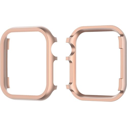 Kgabery-Métal Coque Compatible Avec Apple Watch 38mm 42mm 40mm 44mm 41mm 45mm 49mm,Aluminium Cadre Antichoc Bumper Housse De Protection Montre Compatible Pour Apple Watch Ultra Series 9 8 7 Se 6 5 4