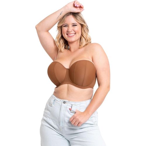 Kgabery-Luxe Soutien-Gorge Sans Bretelles,Opaque Femme