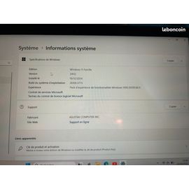 Asus VivoBook 14 TP401MA - 14" Intel Pentium N5030 - 1.1 Ghz - Ram 4 Go - DD 120 Go