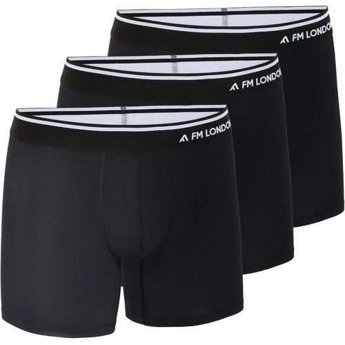 Kgabery-Lot De 3 Caleçons Hommes Micromodaux-Caleçons Doux Anti-Frottement Avec Pochette Profilée