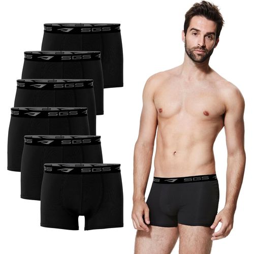 Kgabery-Calecon Homme-Lot De 5 Boxer Homme Bambou Respirant,Sous-Vêtement Idéal Pour Sport Et Quotidien,Effet Anti-Transpiration
