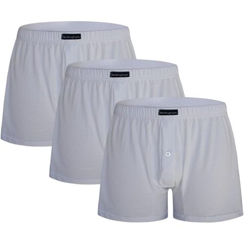 Kgabery-Slip/Boxer Homme 100% Coton Mercerisé Couleur Unie Lot De 3 Et 6