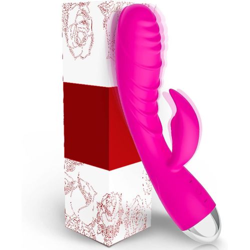 Kgabery-Vibromasseurs Feminin Sex Toy¿S Femme-Vibromasseur Femme Clitoridien Puissant Sex Toys 10 Modes Gode Vibro-Masseur,Godemichets Vibromasseurs Rabbit Silencieux Portable Chargement Usb