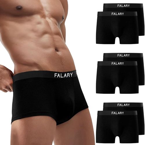 Kgabery-Lot De 6 Boxer Homme Coton Calecon Homme Sous-Vêtement Caleçons De Sport Homme Boxers Respirant,Confortable Et Agrèable S-3xl