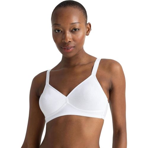 Kgabery-Daniela-Bralette Sans Armatures Pour Femme,Couverture Totale,Jersey Coton Doux Avec Élasthanne,Ailes Dos En U,Baleines Latérales Et Bretelles Larges Réglables