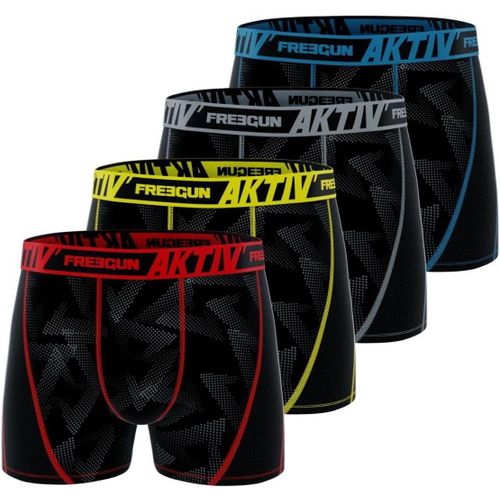 Kgabery-Caleçon Homme Respirant,Boxer Homme,Aktiv,Stretch Et Infroissable (Lot De 4)