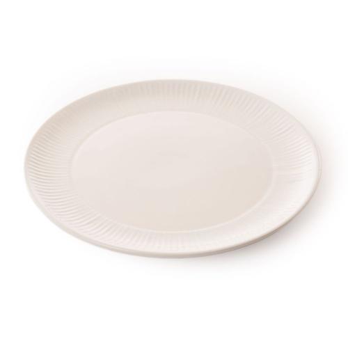 Assiette Plate Pétale Blanc 27,5 Cm (Lot De 6)