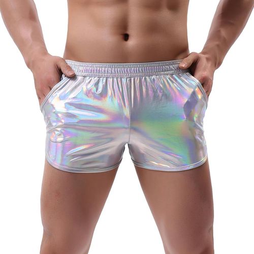 Kgabery-Boxer Sexy Pour Homme Shiny Short