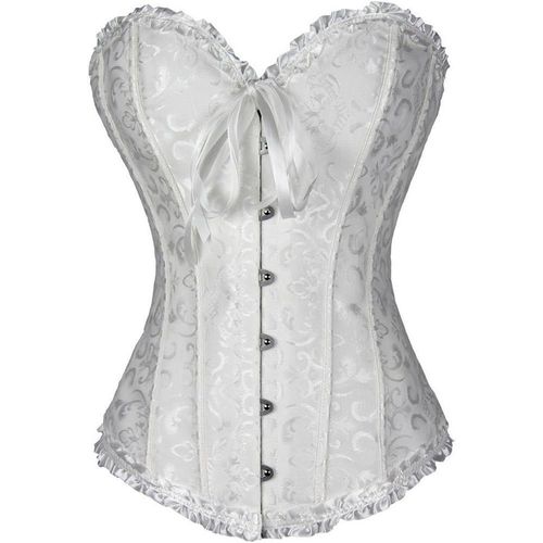 Kgabery-Sexy Bustier Femme Gothique Dentelle Ventre Plat Corset Top