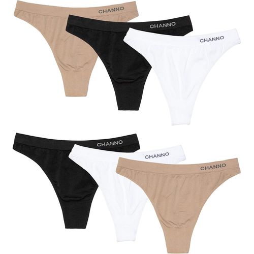Kgabery-String Femme Sans Coutures Seamless Basique Couleurs Unies Doux Confortable