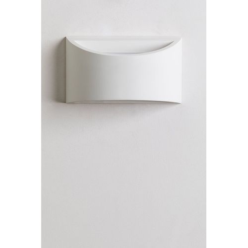 Applique Murale En Plâtre Lamara Blanc