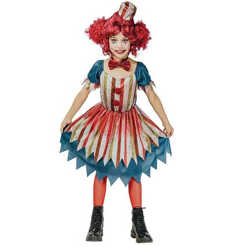 Déguisement Robe Clown Vintage Fille