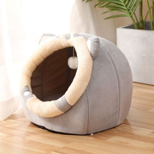 Lit De Chat De Dessin Animé Mignon, Amovible, Lavable, Maison Pour Chiot, Confortable Et Respirant, Adapté Au Petit Chien, Chat, Fournitures De Lit Re