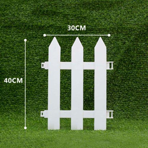 Clôture En Plastique Pvc Blanc Style Européen Pour Portes D'allée De Jardin, Clôture D'arbre De Noël, Portes En Treillis, Offre Spéciale