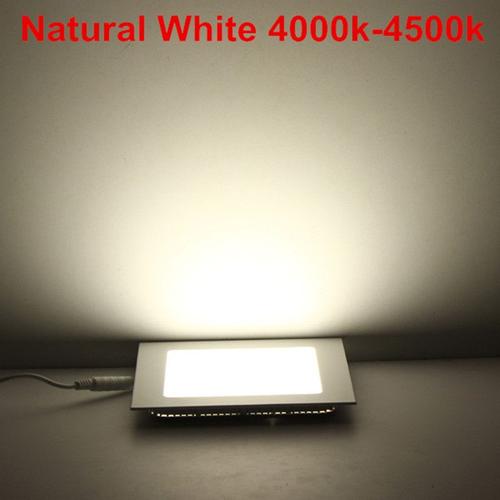 Panneau Lumineux Carré Encastrable À Ac85-265v Led, 30x30cm, 24w, Lumière Blanche Chaude, Naturelle, Froide, Pour Cuisine Et Salle De Bain, Livraison Gratuite