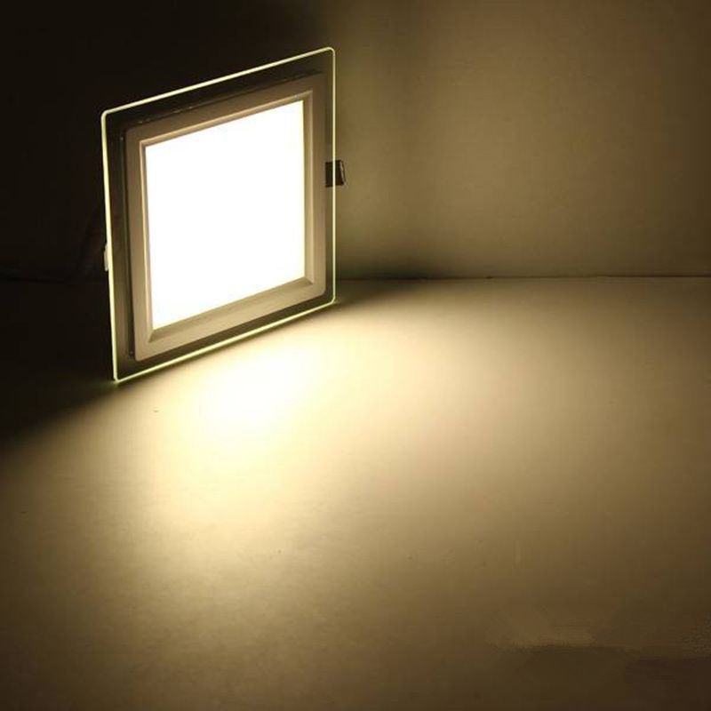 Plafonnier Led Carr Encastrable Avec Panneau En Verre, Lumi... - 4