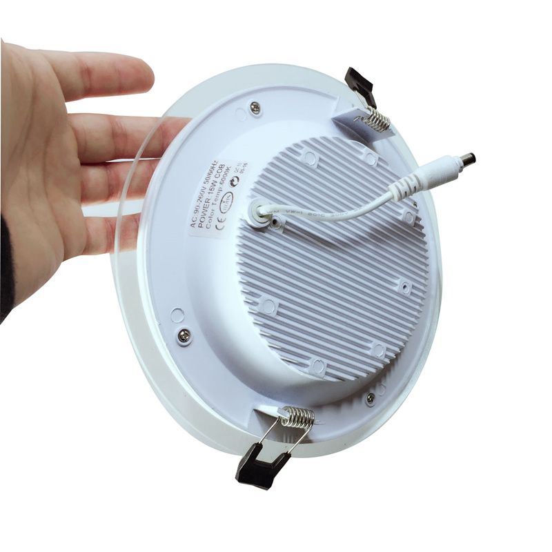 Plafonnier Led Encastrable Avec Couvercle En Verre Et 3 Coul... - 3