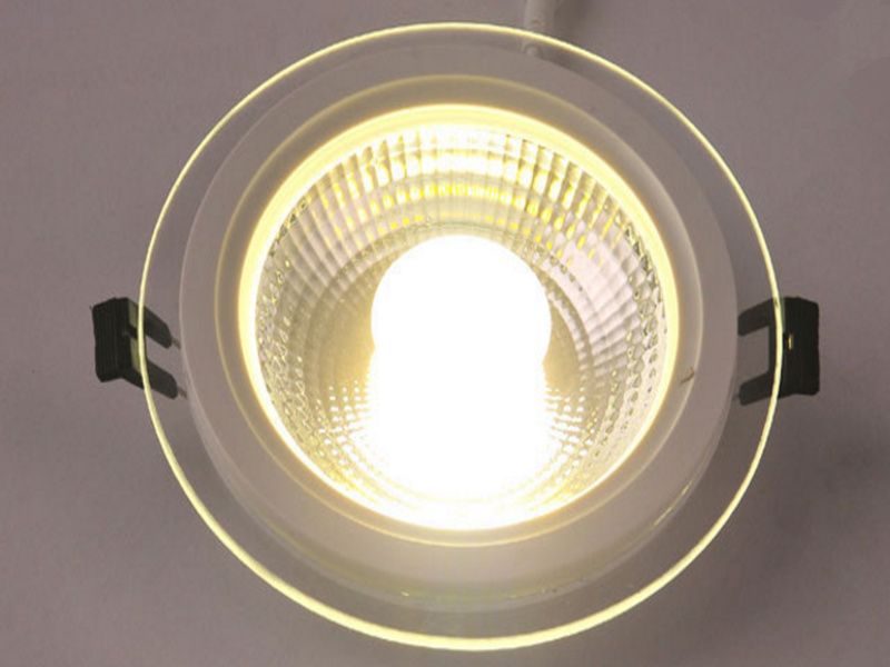Plafonnier Led Encastrable Avec Couvercle En Verre Et 3 Coul... - 4