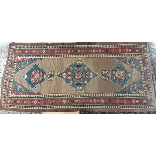 Tapis Kilim Ancien (Environ 1920) Et De Grande Taille (Environ 360 X 167 Cm)