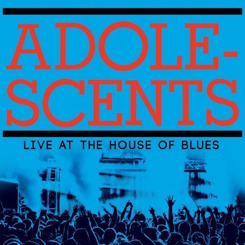 The Adolescents - Live At The House Of Blues - Blue/Light Blue Splatter [Vinyl Lp] Blue, Colored Vinyl, Poster