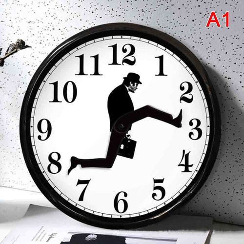 Ministry of Silly Walk-Horloge Murale Inspirée de la Comédie Britannique, Nouveauté Humoristique, Silays euse, Décoration de Maison, 1 Pièce