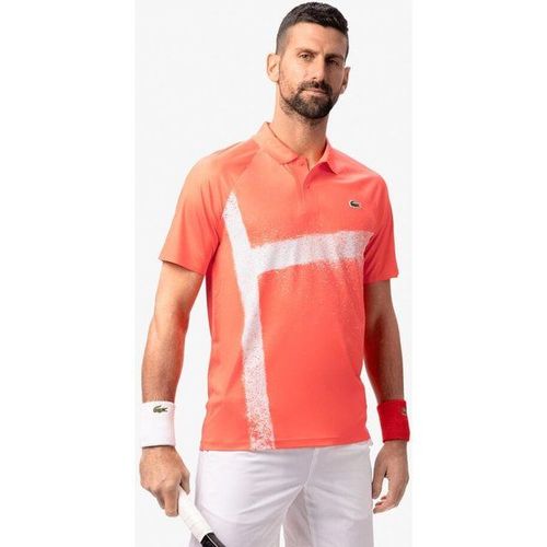 Djokovic Polo Hommes - Corail , Blanc