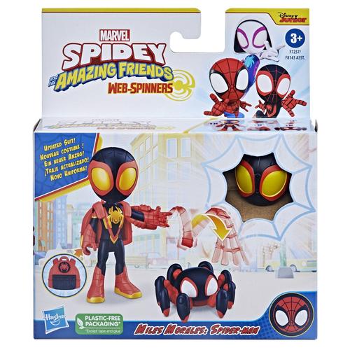 Marvel Spidey Et Ses Amis Extraordinaires Web-Spinners Figurine Miles Morales Spider-Man