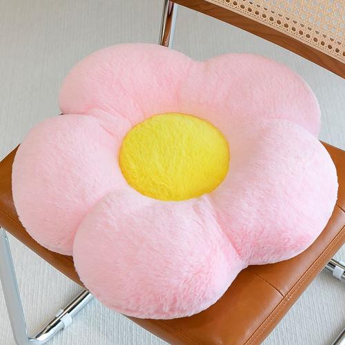 Coussin À Fleurs Doux Et Doux Pour La Peau, Poils De Lapin, Oreiller De Pétale De Soleil, Chaise De Chambre, Canapé, Coussin De Pet Étudiant, Jardin D'enfants, Optique Mignon