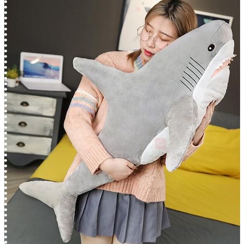 Jouets En Peluche Requin Géant De Dessin Animé, Poupées Douces, Animaux, Oreiller De Lecture Pour Enfants, Cadeaux D'anniversaire Lavables Et Détachables