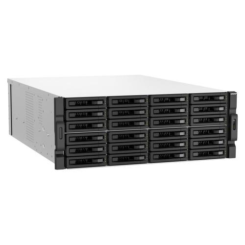 QNAP TS-H3087XU-RP - Serveur NAS - 30 Baies - rack-montable - SATA 6Gb/s - RAID RAID 0, 1, 5, 6, 10, 50, JBOD, 60 - RAM 64 Go - 2.5 Gigabit Ethernet / 10 Gigabit Ethernet - iSCSI support - 4U