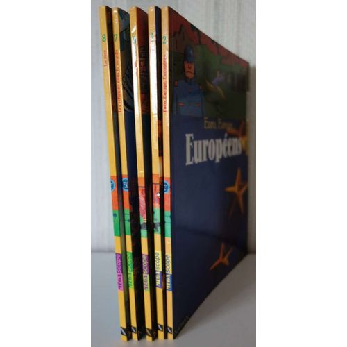 Lot Mégascope Le Cerveau/Les Religions Dans Le Monde/Euro, Europe Et Européens/La Nuit/La Mer - Nathan - Une Histoire Et Plein D'infos - Illustré -