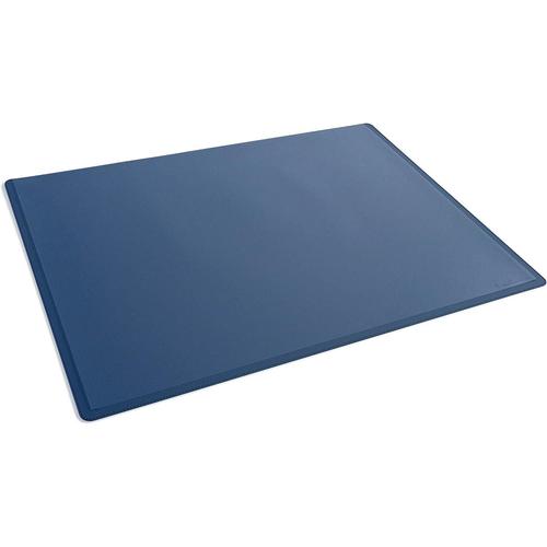 Durable Sous-Main Antidérapant Avec Rabat Transparent 53x40 Cm Polypropylène Bleu Foncé