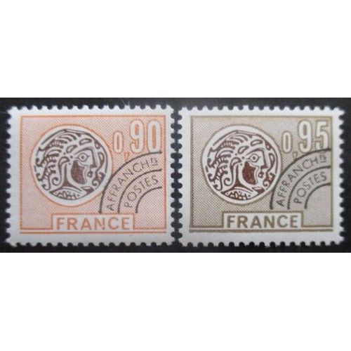France Préoblitéré N°142 Et 143 Monnaie Gauloise Neuf **