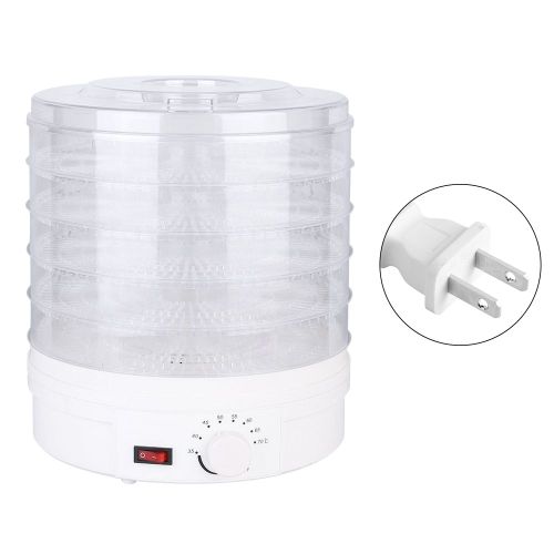 Deshydrateur de fruits et legumes 5 couches 350 W 28 cm, appareil de sechage alimentaire pour usage domestique, prise US 110-120 V