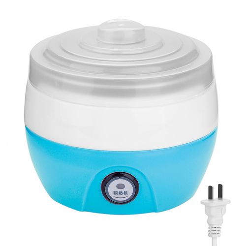 Yaourtiere electrique automatique 1 L, recipient interieur en acier inoxydable (bleu)