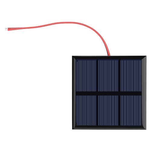 Mini panneau solaire portable 0,7 W 1,5 V, module d'alimentation DIY pour batterie 1,2 V avec fil 70 x 70 mm