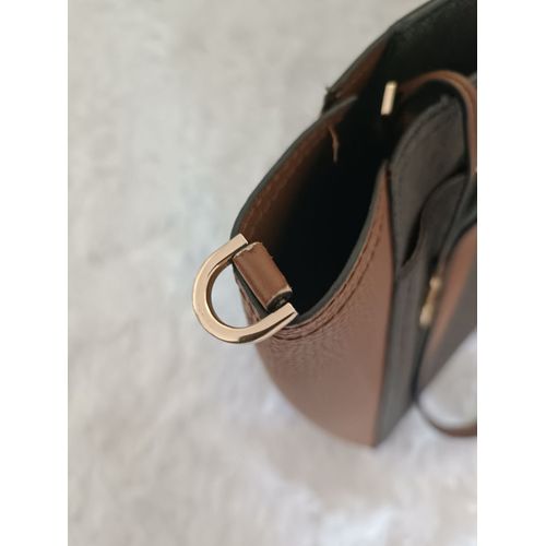 Sac Michael Kors – Grand cabas marron et monogramme MK