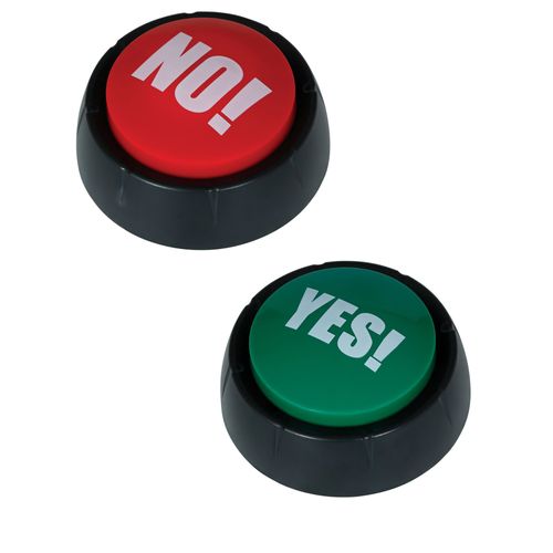 2 Buzzers Yes Et No 9 Cm