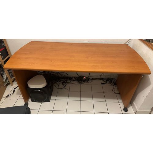 Bureau En Bois Brun