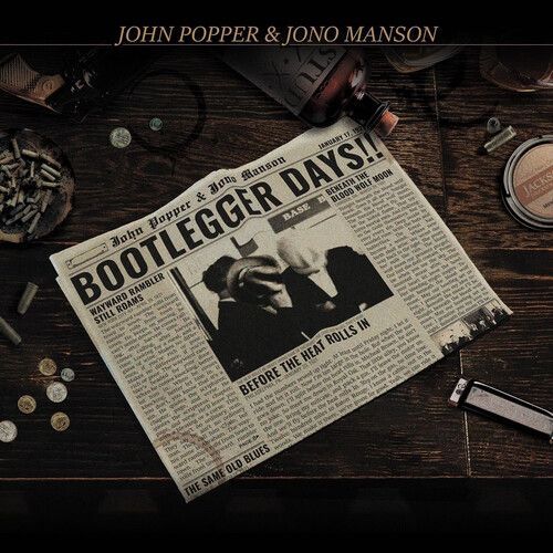 John Popper - Bootlegger Days!! [Vinyl Lp] Colored Vinyl, Gold