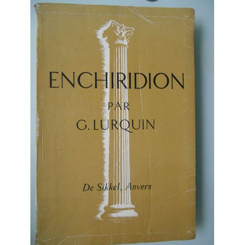 Enchiridion Par G. Lurquin