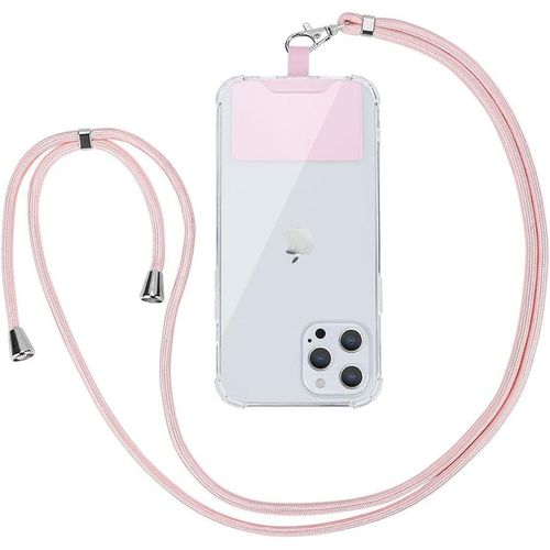 Dragonne Universelle Or Rose - Collier Réglable Nylon Pour Smartphones - Magnetique Et Decouvertes