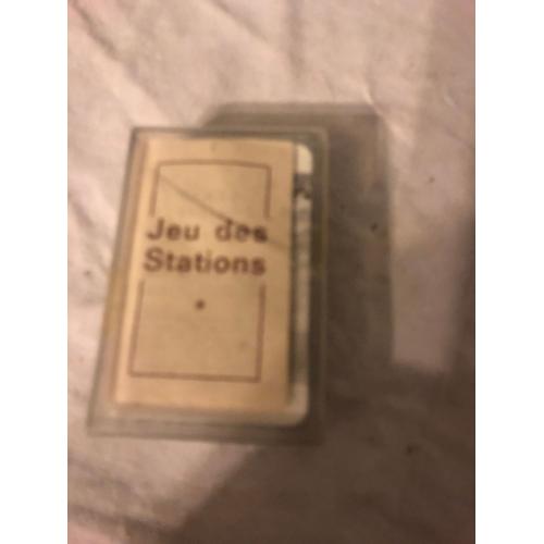 Jeu De Cartes Ancien Des Stations