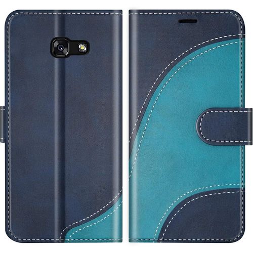 Coque Pour Galaxy A3 2017, Portefeuille Etui En Cuir Pu, Magnétique Protection Housse Coque Pour Samsung Galaxy A3 2017, Bleu[Php52507763]