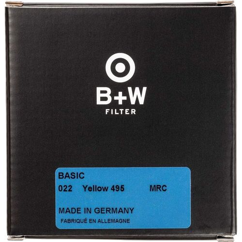 B+W #495/022 Filtre de base MRC jaune (39 mm)